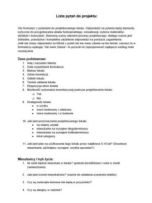 Proces projektowy